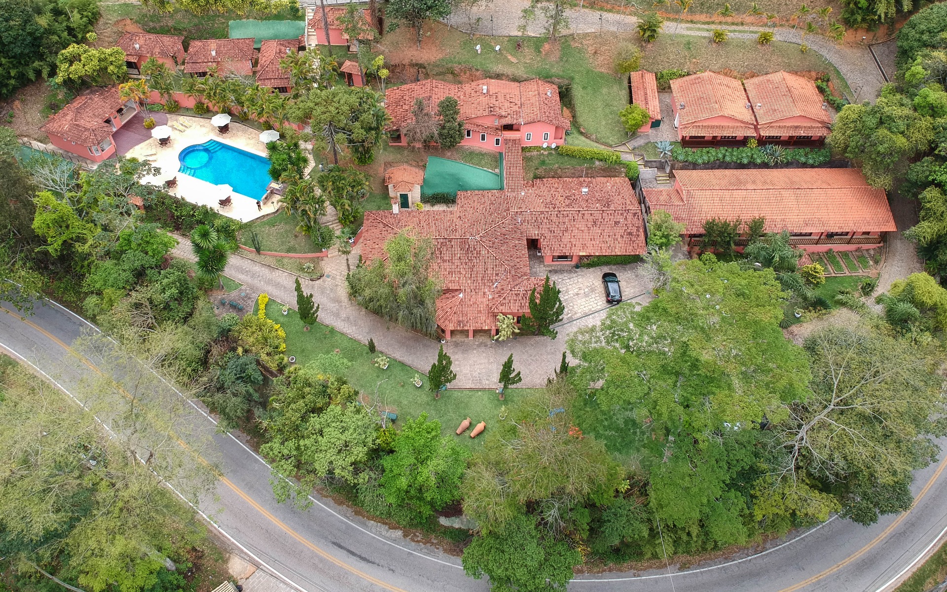 FOTO AÉREA DA POUSADA